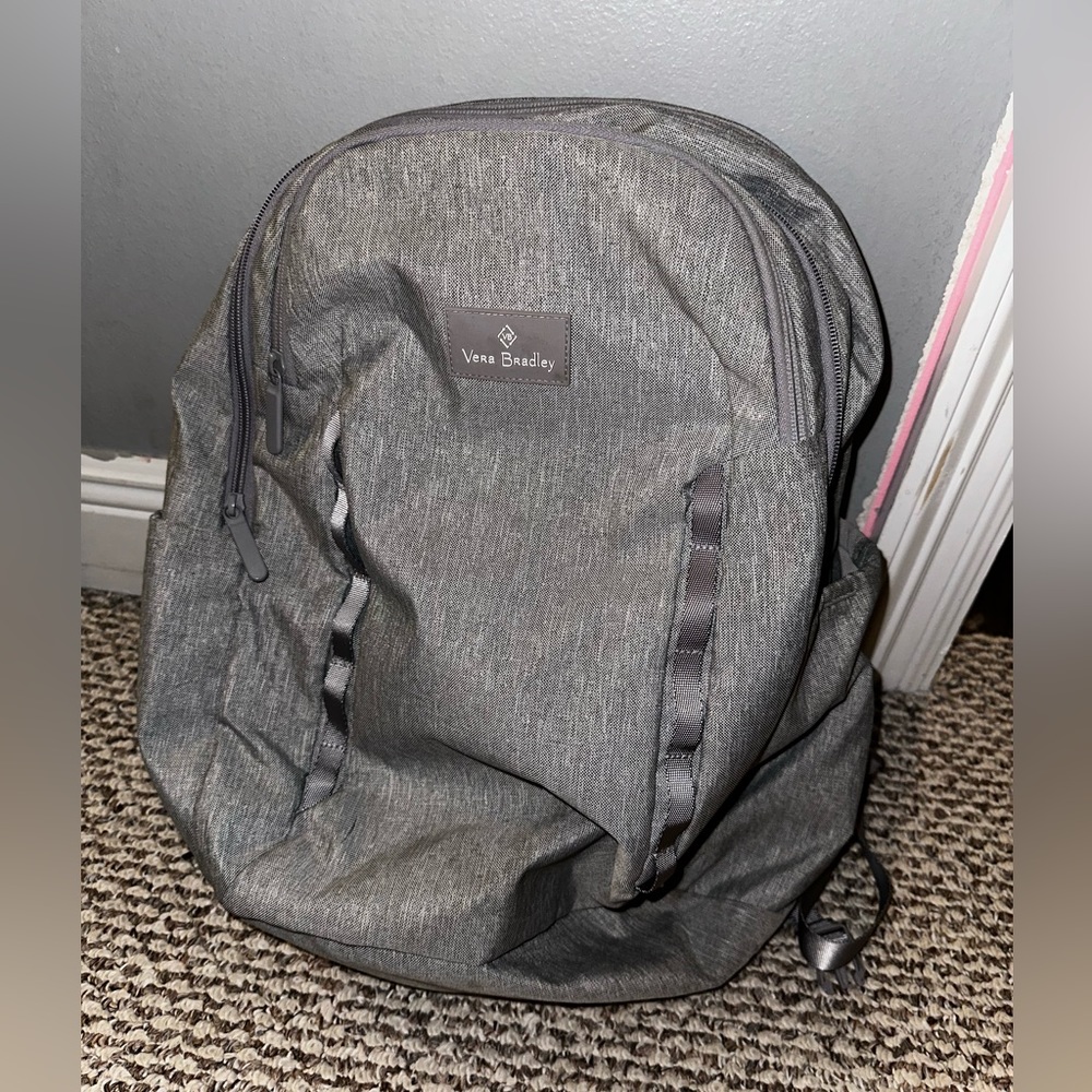 Gray Vera Bradley Bookbag!! - Picture 1 of 6